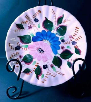 Vintage Blue Ridge Pottery 8.  5 Salad Plate Aster Blossom Pattern