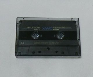 T7 - 3 Tdk Sa 90,  Vintage High Position Cassette Tapes,  Japan