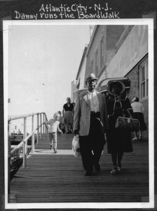 Vintage Photograph Black Americana Amusement Park Steel Pier Atlantic City Photo
