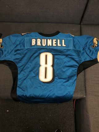 NOS NWT Wilson Mark Brunell Game Issued Jacksonville Jaguars Jersey Size 56 2
