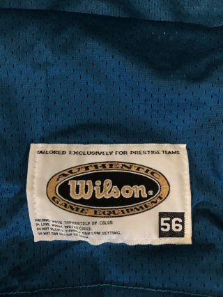 NOS NWT Wilson Mark Brunell Game Issued Jacksonville Jaguars Jersey Size 56 3