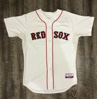 Mookie Betts Game Issue Game Worn Boston Red Sox Jersey