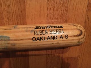 Ruben Sierra Game Bat.  Rawlings Oakland A 