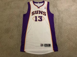 Steve Nash Phoenix Suns Team Issued Pro Cut Authentic Jersey Rev 30 Mesh White