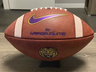 2019 LSU Tigers GAME BALL Nike Vapor Elite Football - National Champ.  Season 3