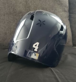 San Diego Padres Game Used/team Issued Batting Helmet 4 Wil Myers