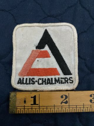 Vintage Allis - Chalmers Logo Patch Farm Tractor Agricultural B3