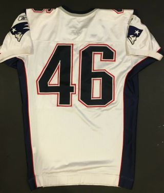 England Patriots 2005 Game Issued Jersey