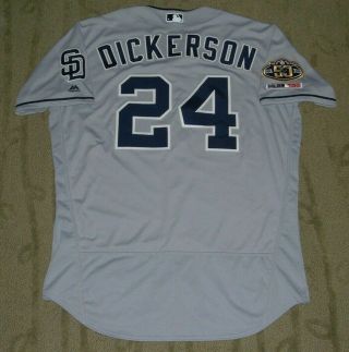 San Diego Padres Alex Dickerson Game Issued Un Worn Jersey (san Francisco Giants