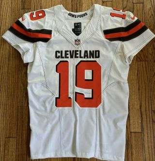 Cleveland Browns Team Issued Bernie Kosar Nike Player Jersey Rare.