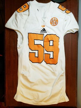 For Al Bo Tennessee Volunteers Game Worn Issued Away Jersey Adidas Team