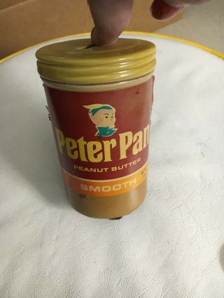 Vintage Peter Pan Peanut Butter Bank