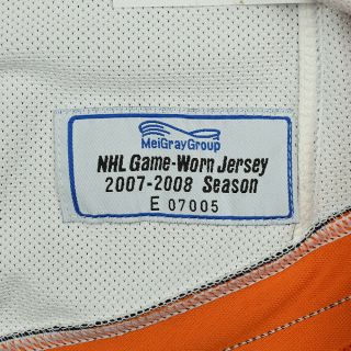 2007 - 08 Martin Frechette York Islanders Game Issued Reebok Hockey Jersey NHL 3