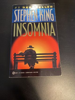 Insomnia By Stephen King Vintage 1995 1st Paperback Signet
