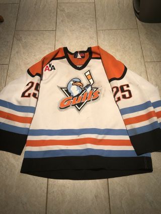 1999 - 2000 Fighter San Diego Gulls Game Worn Hockey Jersey