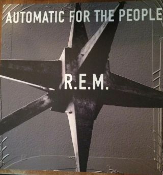 Vtg Rem Automatic For The People 2 Sided Record Store Promo Poster
