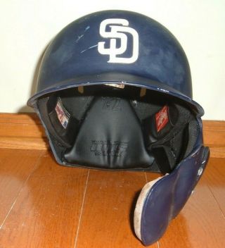 Wil Myers San Diego Padres 2019 Game Worn Batting Helmet Photo Match