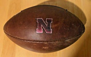 Nebraska Football Game Worn / Adidas Rifle Football Embossed Nebraska Logo