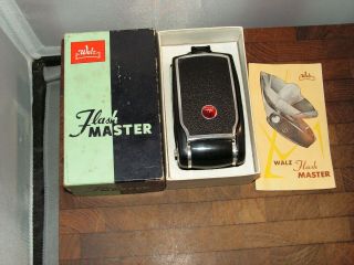 Vintage Walz Flashmaster Made In Japan Photo Photography Camera Flash Orig.  Box