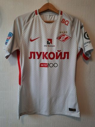 Fc Spartak Moscow (russia) Match Worn Shirt 2017 - 2018