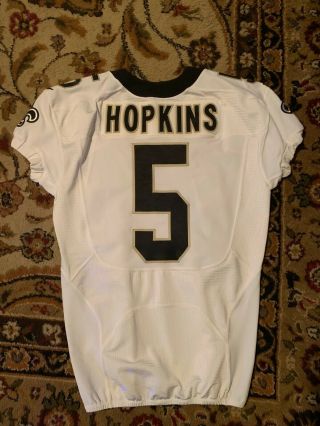 Hopkins Orleans Saints Nike Game Worn Flywire Size 44 Jersey 5 2014
