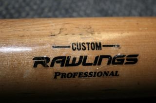 Rawlings Custom Pro Model Game Wood Bat Not Cracked 33 Inches Mlb