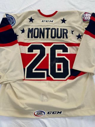 Brandon Montour Signed Game Worn Ahl All Star Jersey Anaheim Ducks Sabres