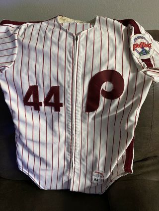 Mike Maddux Game Worn Rookie Philadelphia Phillies Home Jersey