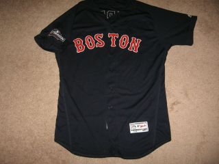 Heath Hembree Game Worn Boston Red Sox Postseason Jersey - Phillies