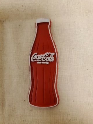 Vintage Coca - Cola Bottle Rubber Refrigerator Magnet 1 X 2.  5 Inches