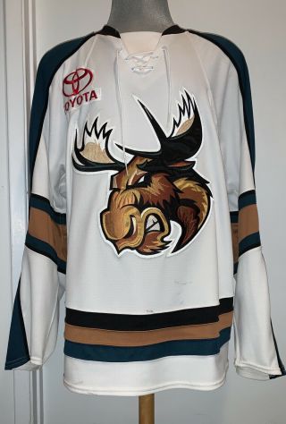 Nolan Baumgartner,  Manitoba Moose Ahl Game Worn Jersey.