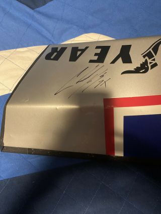 Autographed Jimmie Johnson And Chad Knaus Sheet Metal From 2018 Homestead Race
