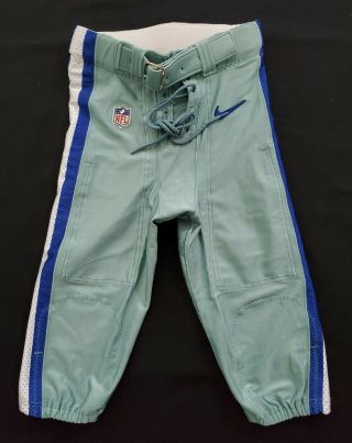 Dallas Cowboys Nfl Locker Room Issued Football Pants - Size 30 With Belt