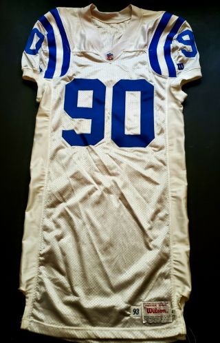 Steve Emtman Indianapolis Colts Game Worn Jersey