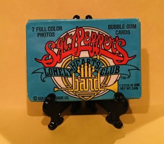 Vintage 1978 Sgt Peppers Lonely Hearts Club Band (nos) Card Wax Pack -