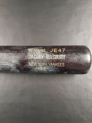 2014 Jacoby Ellsbury Game Bat York Yankees Psa/dna Cert.