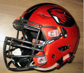 2016 Oregon State Beavers Game Issued Orange Speedflex Football Helmet