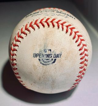 2020 Opening Day Game Baseball Dodgers V.  Giants Kike Hernandez 2rbi Single