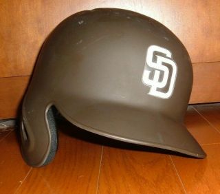 San Diego Padres Nick Martini 2019 Game Worn Batting Helmet (athletics)