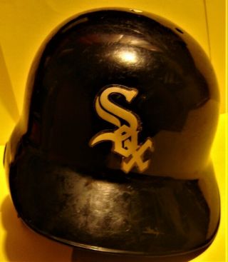 Chicago White Sox Batting Helmet With " City Of Chicago " Decal
