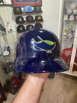Jake Bauers Cleveland Indians Tampa Bay Rays Game Batting Helmet
