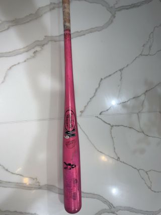 Game/practice Mlb Wood Bat—mother’s Day Edition —33.  5/31 —stl Cardinals