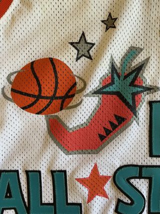 Vintage 100 Authentic Jason Kidd 1996 NBA All - Star Game Issued Pro cut Jersey 3