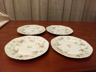 Vintage Hutschenreuther Selb Bavaria Porcelain Maple Leaf Pasco Salad Plates 4