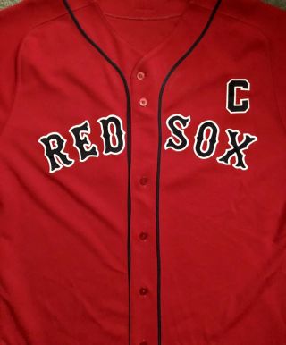 Jason Varitek Game 2007 Red Sox Alternate Jersey A10 Mears & 3x