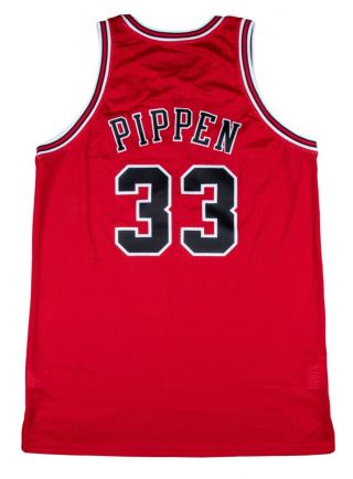 Scottie Pippen 2003 - 04 Game Worn Chicago Bulls Jersey 100 & Mears Final Season