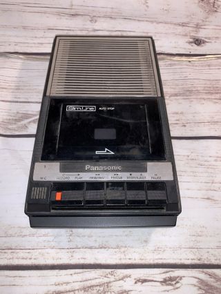 Vintage Panasonic Slim Line Portable Cassette Player Recorder -,  No Cord