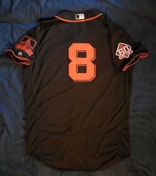 Hunter Pence 2018 San Francisco Giants Game Worn Jersey - Mlb Auth