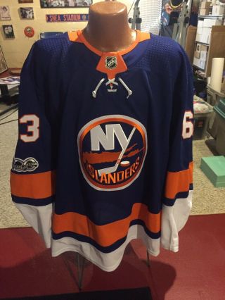 York Islanders Game Issued Worn Adidas Home Jersey Jeff Kubiak 58,