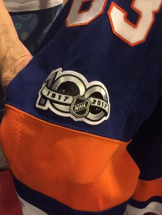 York Islanders Game Issued Worn ADIDAS Home Jersey Jeff Kubiak 58, 3